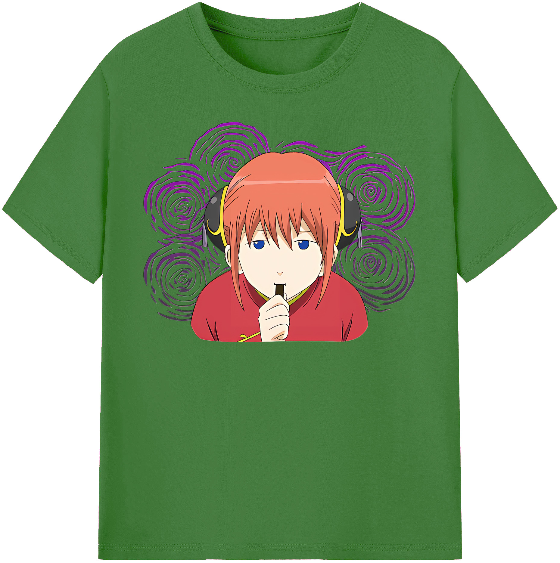 （画像用） ぎんたま 坂田銀時（さかたぎんとき） 神楽 志村新八（しむら しんぱち） GINTAMA Sakata Gintoki Kagura Shimura Shinpachi レディースカジュアルプリントTシャツ（綿100％）